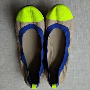 LOFT Fitted Canvas Ballet Flats (Size 8 M)